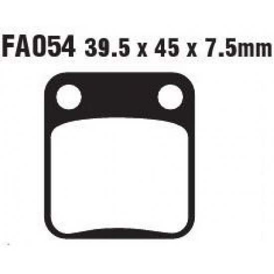 дискови накладки FA054 дискови накладки FA054
