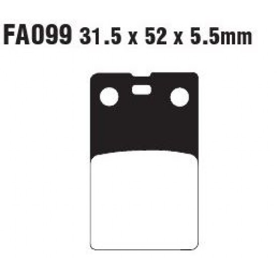 дискови накладки FA099