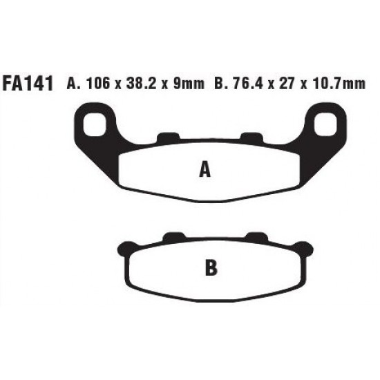 дискови накладки FA141