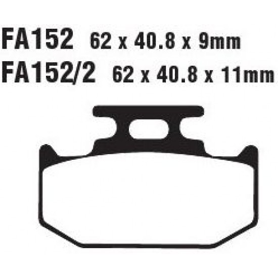 дискови накладки FA152