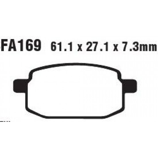 дискови накладки FA169