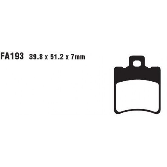 дискови накладки FA193
