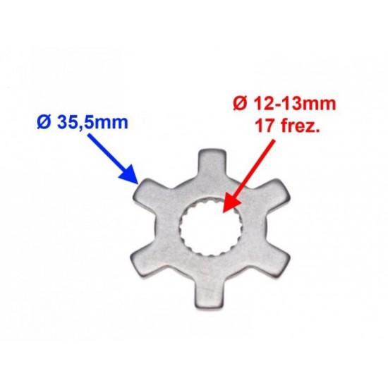 перчатка вариатор Yamaha 3KJ - 13mm