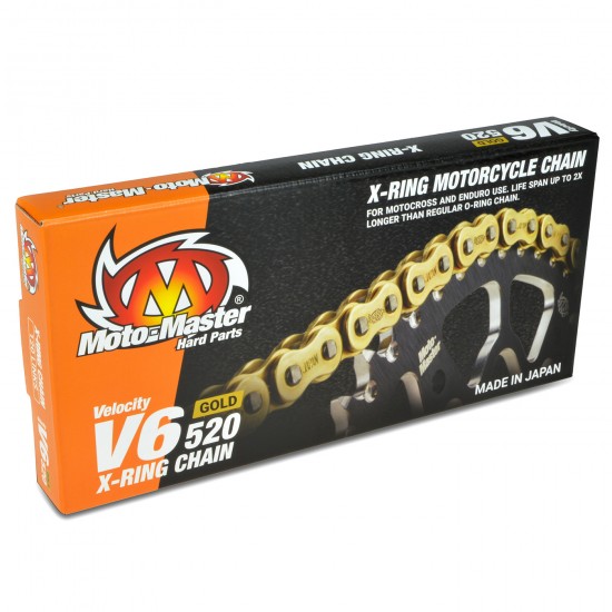верига 520V6-120L X-Ring Gold  Moto Master
