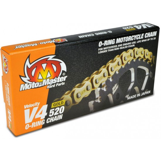 верига 520V4 - 120L O-Ring GOLD MOTO-MASTER