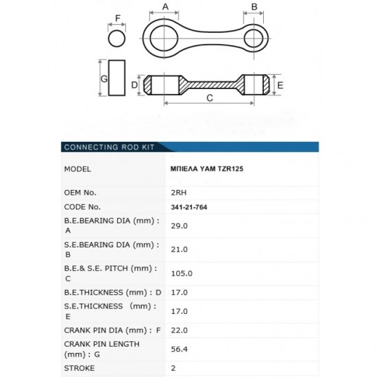 биела Yamaha TZR125 2RH