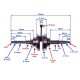 колянов вал Peugeot SPEEDFIGHT-3 50 4T / SYM ORBIT-2 50 4T