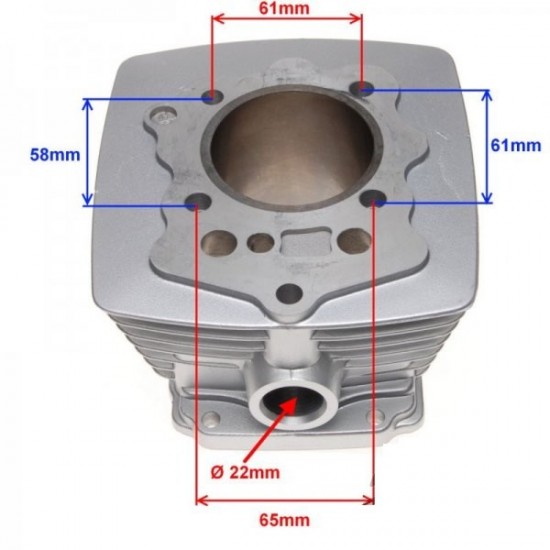цилиндър к-т ATV 200cc - 63.00mm AC
