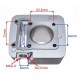 цилиндър к-т Yamaha YBR150 / TTR150 / XT150  - 57.40mm