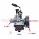 карбуратор Yamaha - MINARELLI - AM6 - PHBG 21mm  - с ръчен смукач