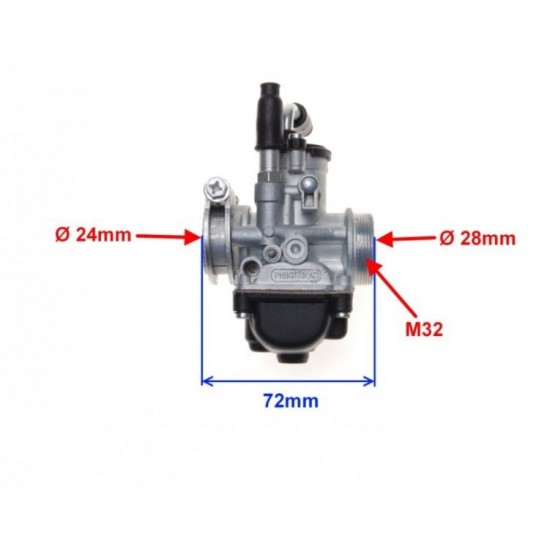 карбуратор Yamaha - MINARELLI - AM6 - PHBG 17.5mm  - за жило