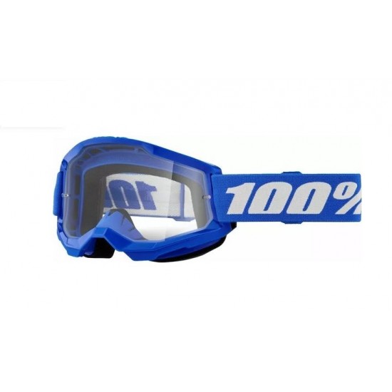 Кросови очила 100% MX STRATA 2 BLUE / CLEAR LENS