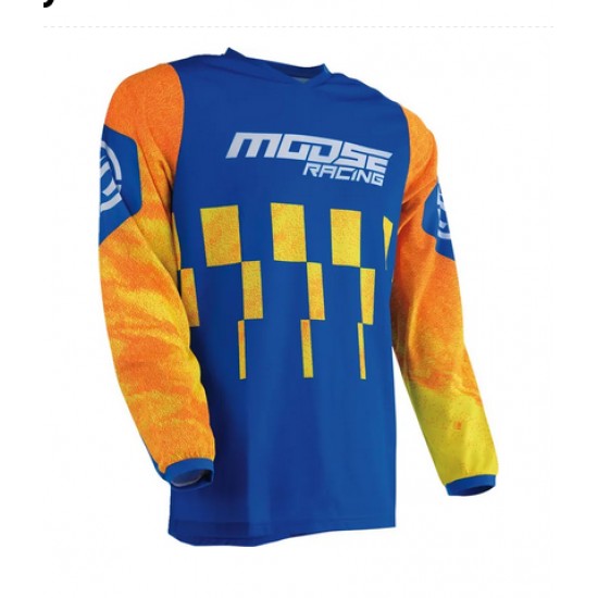 Мотокрос блуза MOOSE Qualifier orange-blue