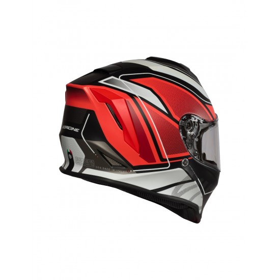 Каска ORIGINE Dinamo Galaxi Fluo Red - Black - Matt