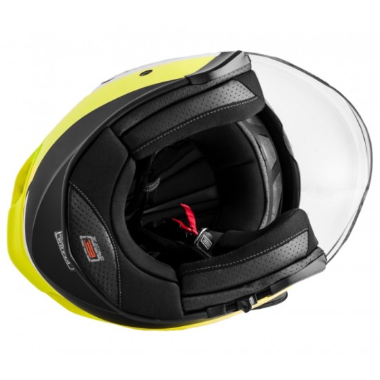 Каска ORIGINE PALIO TECHY Fluoresent Yellow-Black - Open Face