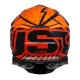 Кросова каска Just1 J39 POSEIDON black / orange / red
