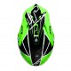 Кросова каска Just1 J39 THRUSTER black / green / fluo / white / gloss
