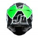 Кросова каска Just1 J39 THRUSTER black / green / fluo / white / gloss
