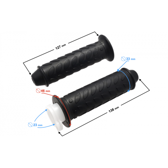 Ръкохватки с масур за газ MR70