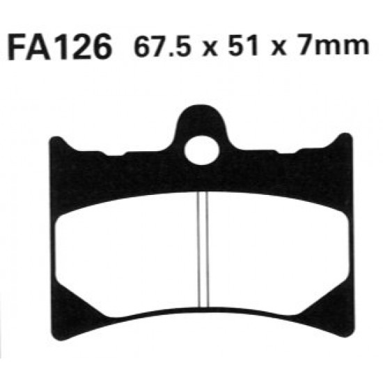дискови накладки FA126