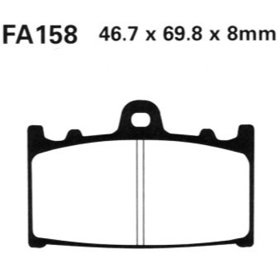 дискови накладки FA158