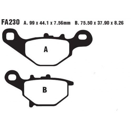 дискови накладки FA230