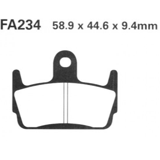дискови накладки FA234