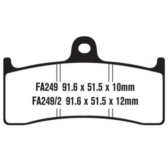 дискови накладки FA249