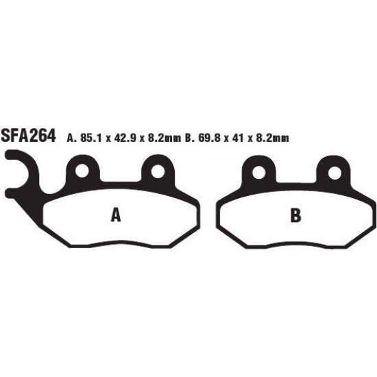дискови накладки FA264