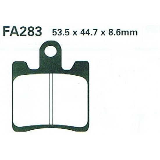 дискови накладки FA283 - 4бр.
