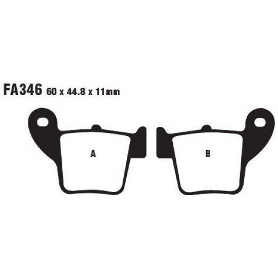 дискови накладки FA346