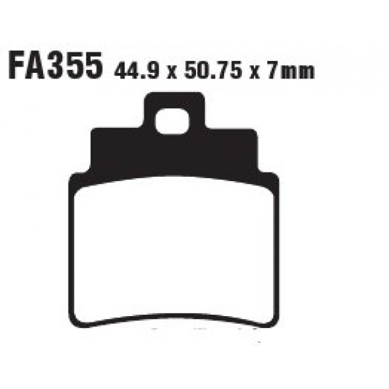 дискови накладки FA355