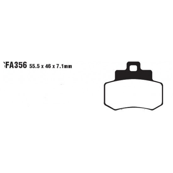 дискови накладки FA356