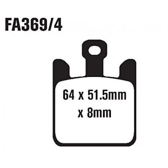 дискови накладки FA369