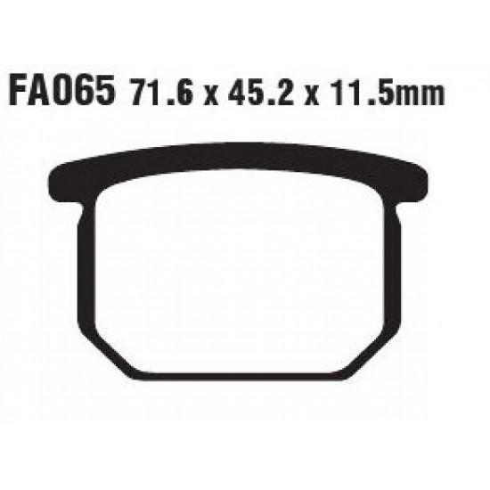 дискови накладки FA065