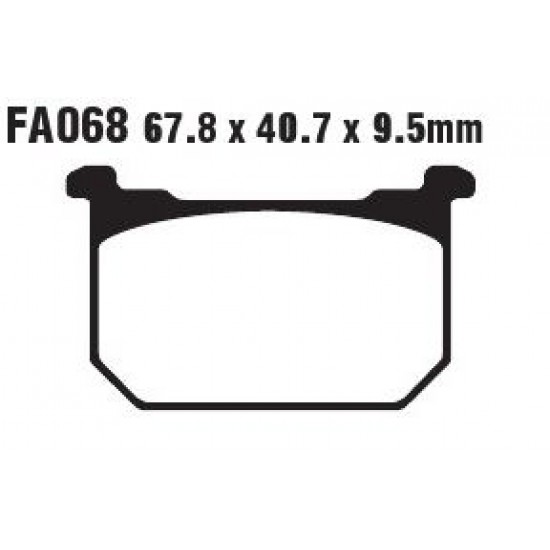 дискови накладки FA066