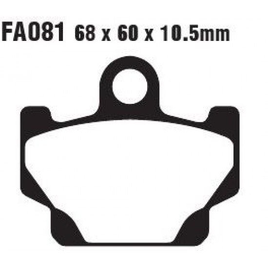 дискови накладки FA081