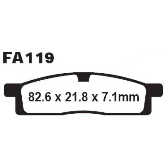 дискови накладки FA119