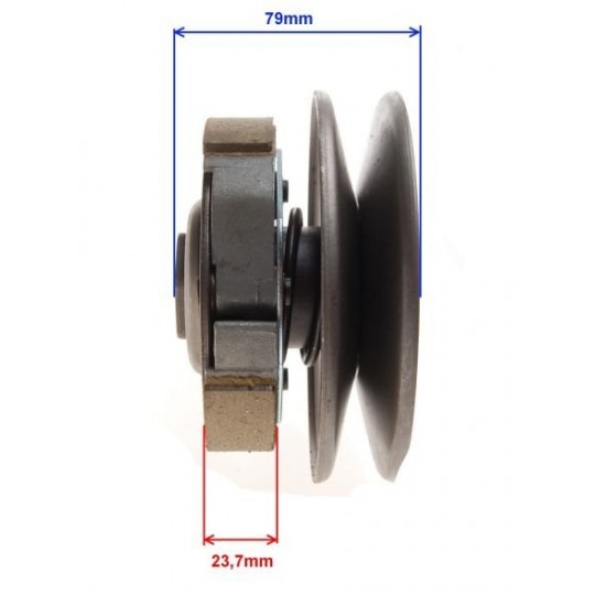 съединител с камбана Ф-125mm за китайски скутер GY6-125/150