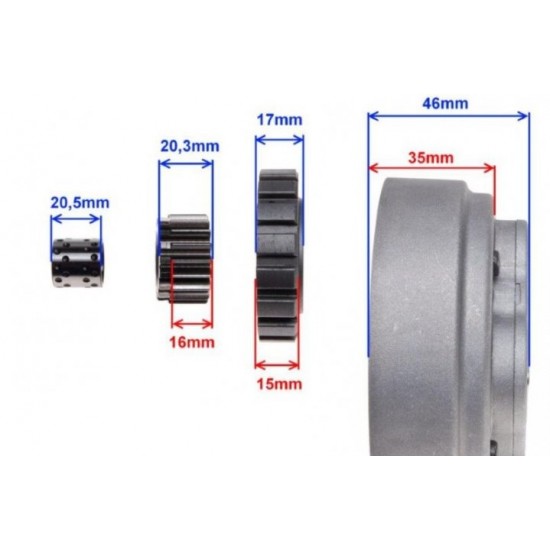 съединител за двигател 154FMI  Ф-116mm